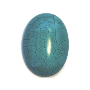 As Low As $2 Synthetic Turquoise Oval Smooth Domed Stone Cabochon